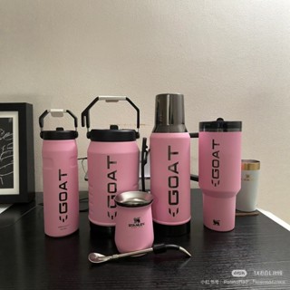 【臺灣出貨】爆款梅西款 史丹利手提冰霸杯stanley二代 40OZ 不銹鋼車載保溫杯 把手杯 手提保溫杯