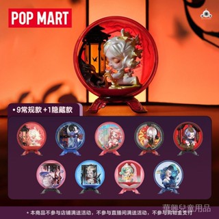 華興汽車模型POPMART 泡泡瑪特 SKULLPANDA「邸語」觀中景係列盲盒手辦可愛玩具擺件禮物
