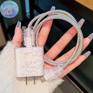 ANAP 卡通可愛三麗鷗 Hello Kitty 18W/20W 手機充電器保護套保護套適用於 IPhone 13 14