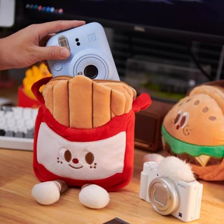 POLAROID 適用於富士拍立得12相機包吐司包單肩斜跨加厚可愛便攜包適用於富士寶麗來12相機包吐司bixubaoda