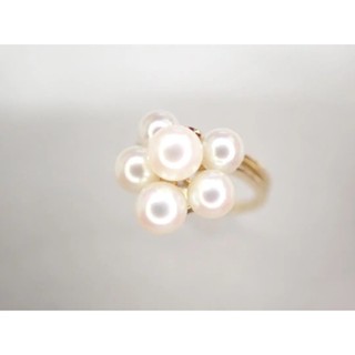 Mikimoto 戒指 珍珠 18k 紅寶石 日本直送 二手