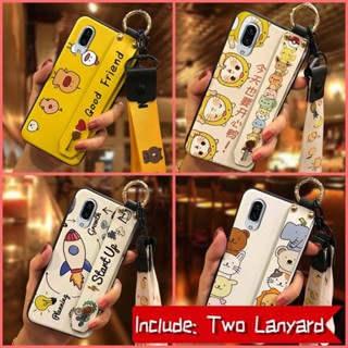 夏普 Aquos Sense3 plus/SHV46 掛繩支架手機殼可愛手機套防塵防震時尚設計手機支架軟殼防震後蓋矽膠環