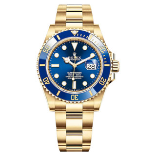 ROLEX勞力士手錶潛航者男表水鬼18ct黃金帶機械錶M126618LB-0002