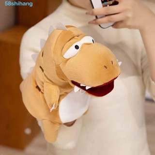 時航恐龍毛絨手偶大嘴模擬恐龍Cosplay毛絨公仔創意卡通親子互動舒適咬恐龍玩具兒童