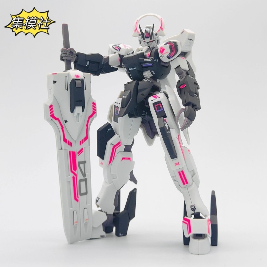 新款 水星的魔女 主角機體戰騎HG1/144隱藏水口炫酷拚裝模型