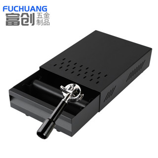 不銹鋼敲渣盒 抽屜式咖啡渣桶粉渣盒 咖啡廳家用咖啡渣槽咖啡器具