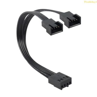 DOU 4Pin PWM 分路器電纜,用於雙風扇到主機板增強氣流