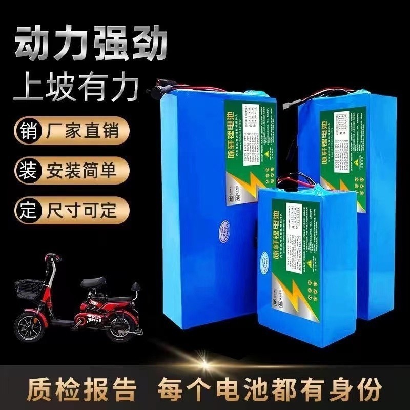 精品鋰電電動車鋰電池 機車電池 24V 36V 48V锂電池 電動自行車電池 大容量 滑板車電動折疊車電池 代駕車鋰電池