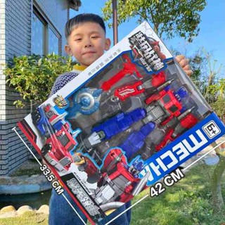 兒童玩具變形機器人金剛黃蜂擎天戰士變形汽車模型男孩玩具LPPOP