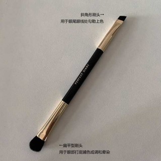 粉底刷 化妝刷 完美日記雙頭眼影刷眼部斜頭眉刷刀鋒眼線刷化妝便攜鼻影暈染打底