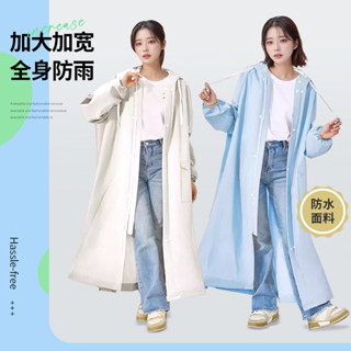 品質優選# 雨衣 暴雨 雨衣 EVA環保長款電瓶車成人騎行外穿非一次性加長加厚防暴雨雨衣雨披
