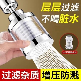 新品現貨迅尚廚房水龍頭過濾器自來水龍頭淨水器家用防濺增壓神器延伸頭20250613