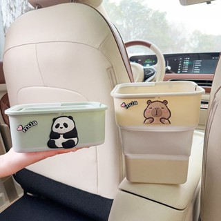 新品現貨車用摺疊垃圾桶汽車置物桶車內雨傘收納桶後排車上車用迷你衛生桶20250530