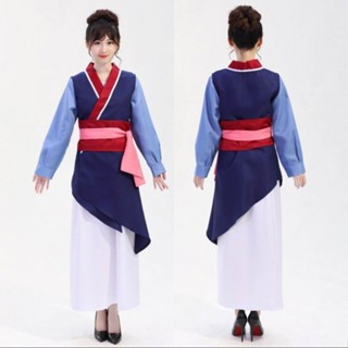 花木蘭民族萬聖節影視cosplay動漫反串花木蘭漢服表演服古代古早