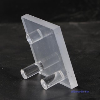 ELLSWORTH顯示畫架支架,清除三個Peg顯示器支架,整理器配件小多用途亞克力珊瑚架收藏品