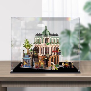 【定製諮詢】高透明亞克力展示盒適用於樂高 10297轉角精品酒店 防塵罩明盒透明手辦模型盒 積木收納公仔展示櫃
