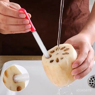 桃園出貨-熱賣中【迴頭客926人】洗藕神器裱花嘴刷清洗奶瓶水杯吸管刷多功能壺嘴清潔刷子廚房毛刷