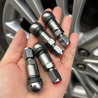 【臺灣熱銷】氣門嘴 鋁合金 汽車輪胎 防爆橡膠 不鏽鋼 通用嘴帽