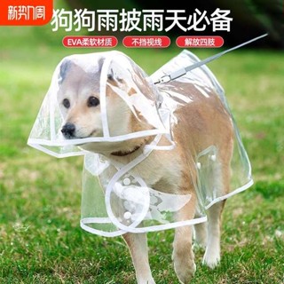 可愛雨衣 日系雨衣 小狗狗雨衣泰迪專用中型小型犬柴犬透明雨披防水柯基寵物衣服雨天