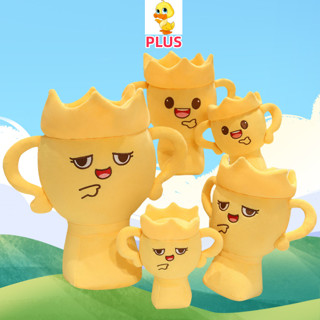 PLUS✨高品質✨獎杯毛絨公仔趣味創意獎杯毛絨玩具情侶生日禮物畢業交換東西玩具禮物兒童禮物