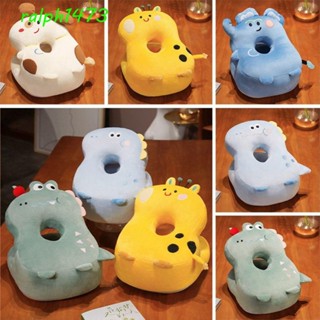 RALPH暖手抱枕,保暖毛絨&冰絲恐龍辦公室午睡枕,毛絨動物長頸鹿雙面小狗枕頭毛絨玩具女性禮物