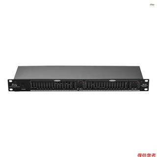 全新 uty EQ-215 雙通道 15 段均衡器 1U 機架式 2 通道立體聲圖形均衡器