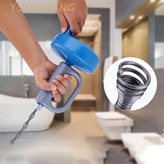YONGWANG排水管疏通器,手持式可伸縮下水道管道柱塞疏通器,耐用的靈活的蛇形彈簧管堵塞清除器