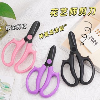 臺灣熱賣 花藝師剪刀鮮花玫瑰去刺修剪花枝剪園藝家用插花剪花店花藝員專用 612
