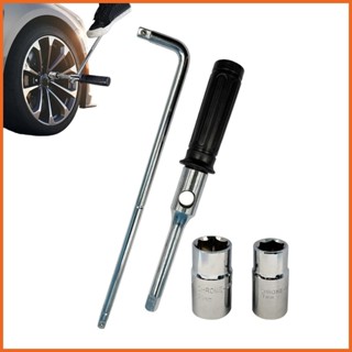 輪胎扳手重型車輪螺母拆卸器防滑把手汽車維修工具套件快速拆卸省力層壓