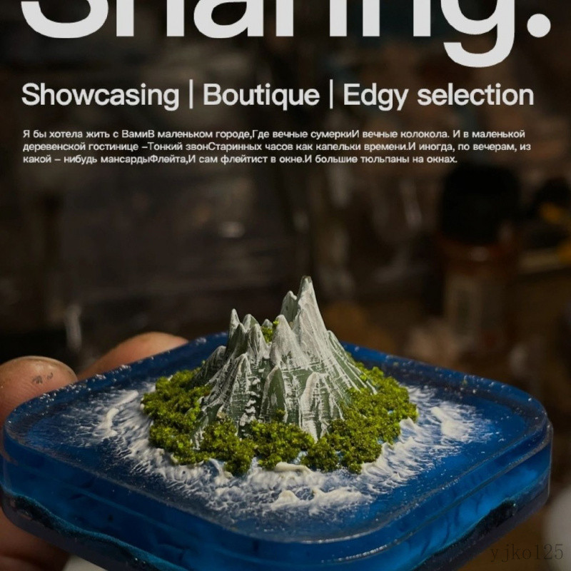限時📣💯超微縮景觀富士山雪山 火山禮物禮品畢業告白微景觀桌麵山水個性室內書房