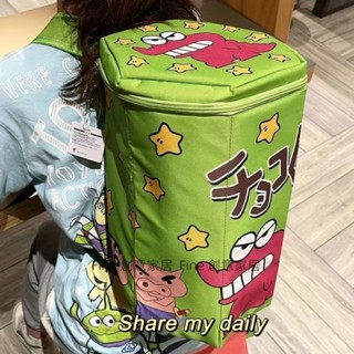 鱷魚餅乾揹包 交換禮物 耶誕節 生日 拉鍊書包 大容量旅行後揹包 超輕量揹包 羽球袋萬物皆可萌小書包