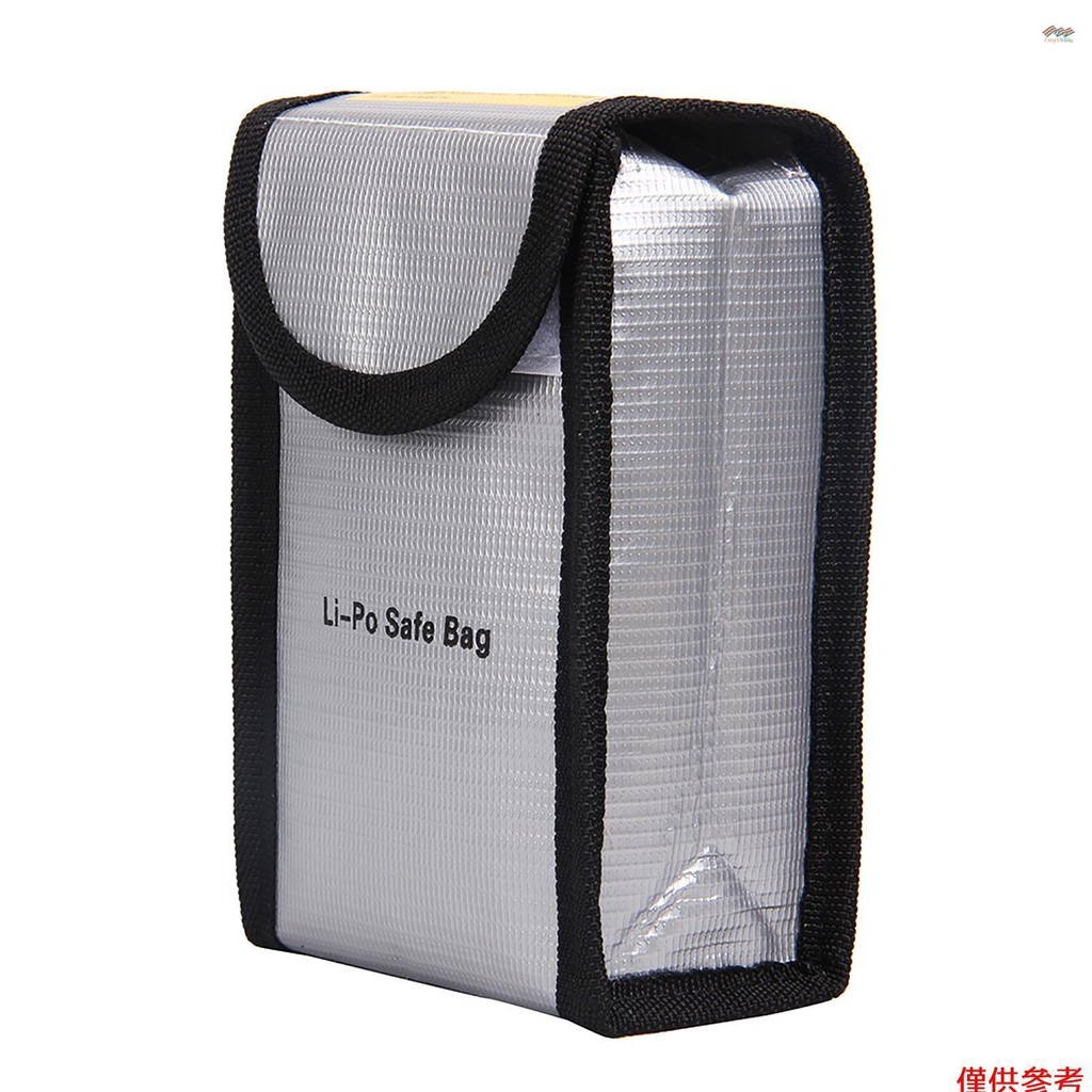 全新防火防爆鋰電池安全袋便攜式耐熱袋袋適用於 DJI Phantom 3 電池充電和存儲 140 * 90 * 55mm