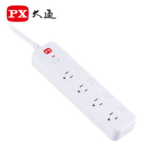 【PX大通】PEC-3546W 5切4座6尺電源延長線-1.8M