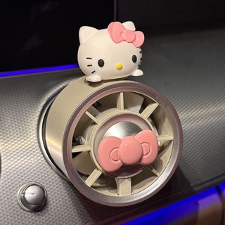 新品現貨庫洛米汽車usb小風扇大風力車用風扇靜音迷你電扇車內裝飾品擺件20250522