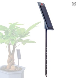 土壤水分測試儀 植物土壤水分監測器 盆栽植物花卉土壤水分檢測儀 植物栽培園藝工具 自動土壤水分監測 帶紅色指示燈 太陽能