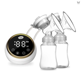MY-372 雙邊電動吸奶器 3種模式 9檔調整 LED顯示屏 奶瓶容量150ml (內建鋰電池) 白色