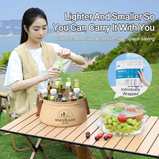 多功能水暖可折疊水盆耐用省力超小輕便戶外洗臉盆可折疊水桶緊湊男女
