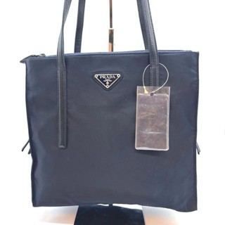 PRADA 肩揹包 Tessuto 皮革 尼龍 日本直送 二手
