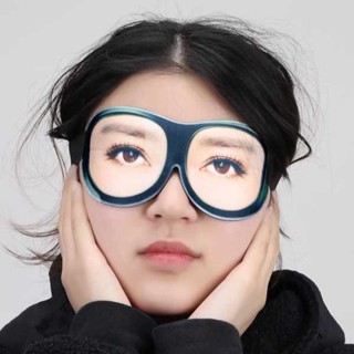 兒童眼罩 眼罩 遮光眼罩 眼罩睡眠遮光專用真人3d立體搞笑眼鏡睡覺眼罩可愛個性透氣