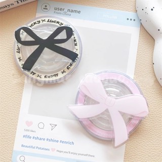 韓國可愛粉色蝴蝶結 Popsocket Magsafe 磁性手機支架適用於 IPhone 16 15 14 Pro Ma
