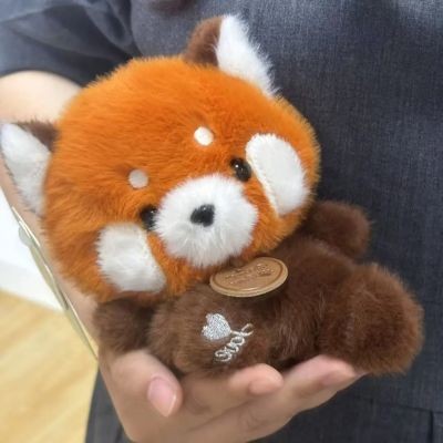 网红小浣熊毛绒玩偶 熊貓玩偶 毛絨玩偶 公仔 可爱少女心小熊猫布娃娃 安撫玩偶 禮物 交換禮物 可愛玩偶 小浣熊玩偶