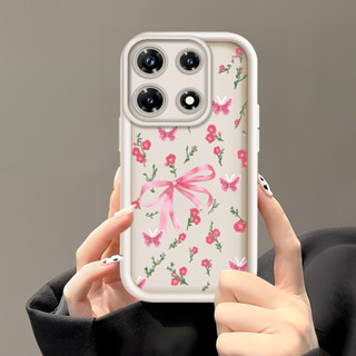 HP Infinix Note 30 Pro 適用於惠普外殼軟殼時尚惠普花弓 4873 手機殼軟矽膠外殼外殼