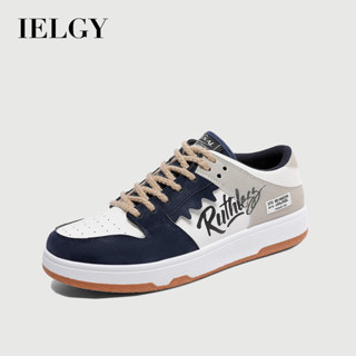 IELGY 男士百搭休閒低幫原創復古運動鞋