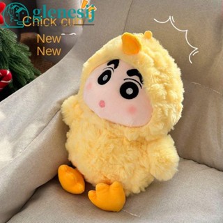 GLENESIJ蠟筆小新娃娃,柔軟的PP棉蠟筆小新毛絨玩具,有趣的設計日本卡通大枕頭蠟筆毛絨娃娃