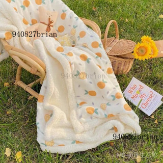 免運🎀雙層加厚羊羔絨毛毯可做被套小清新午休毯鞦鼕保暖汽車多功能蓋毯