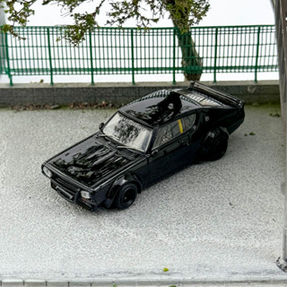 INNO 1:64 日產NISSAN 2000 GTR KPGC110 黑色合金汽車模型收藏