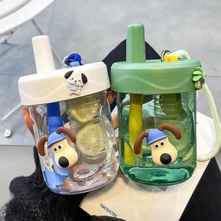 珍珠奶茶環保杯 大象杯二代 2024新款網紅大粗吸管杯可吸珍珠塑膠水杯食品級奶茶杯吸吸杯兒童
