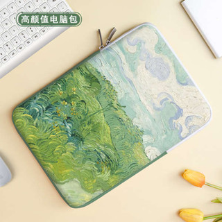 14吋筆電包 筆電包 梵高油畫筆電包ipad內袋適用蘋果macbook13聯想air筆記本華為15點6英寸保護套惠普小米