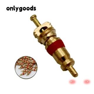 ONLYGOODS 100 件輪胎氣門芯,通用替換輪胎排氣閥,帶鍍鋅輪胎維修工具汽車卡車自行車摩托車車輪氣門嘴