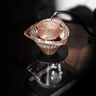 MHW-3BOMBER 轟炸機 手沖咖啡玻璃 v60濾杯分流器 均勻滴濾 專業濾杯分流 花灑注水 滴濾